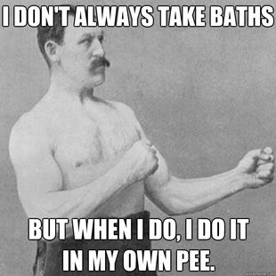 overly manly man