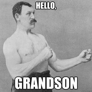 overly manly man