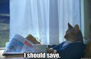 Sophisticated Cat is broke
