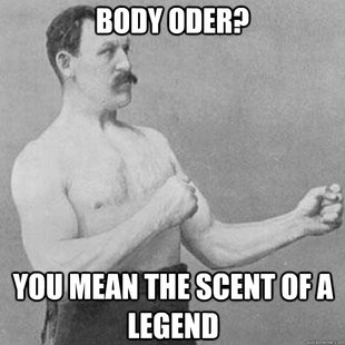 overly manly man