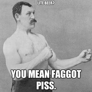 overly manly man
