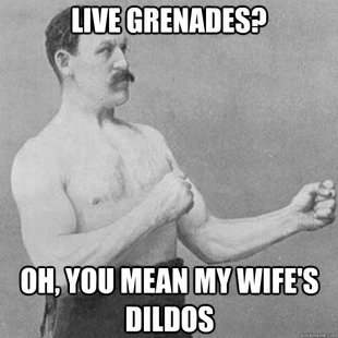 overly manly man