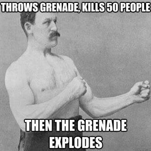 overly manly man