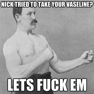overly manly man