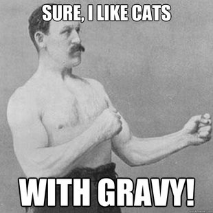 overly manly man