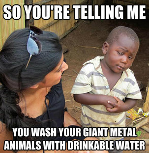 Skeptical Third World Child