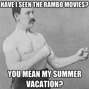 overly manly man