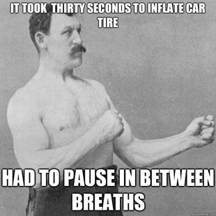 overly manly man