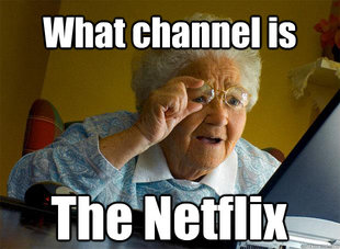 Grandma finds the Internet