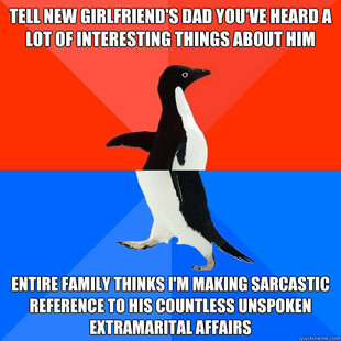Socially Awesome Awkward Penguin