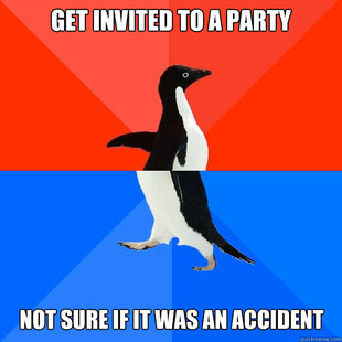 Socially Awesome Awkward Penguin