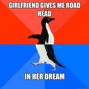 Socially awesome awkward penguin