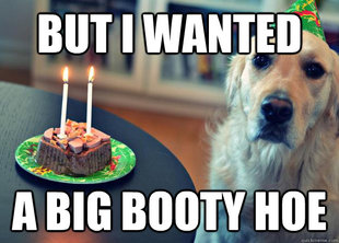 Sad Birthday Dog