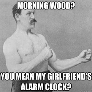 overly manly man