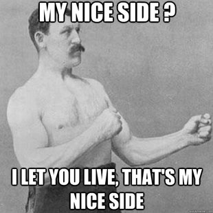 overly manly man