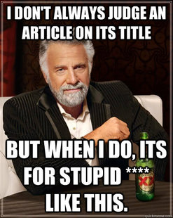 The Most Interesting Man In The World