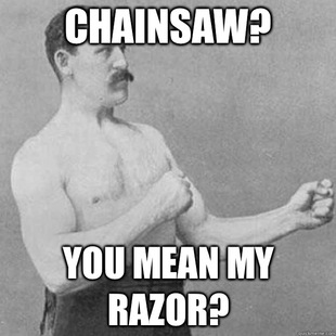 overly manly man