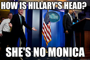 Inappropriate Timing Bill Clinton