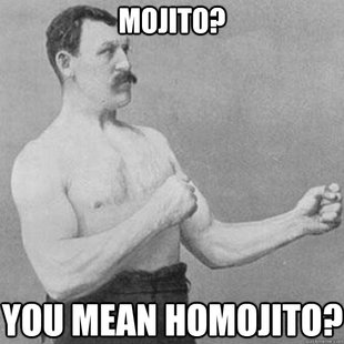 overly manly man