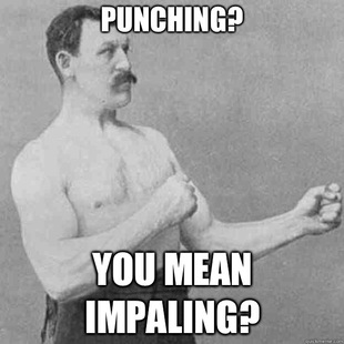 overly manly man