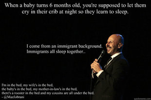 Immigrant sleeping