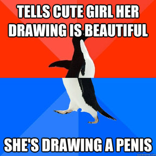 Socially Awesome Awkward Penguin