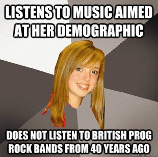 Musically Oblivious 8th Grader
