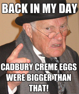 back in my day
