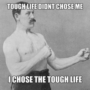 overly manly man