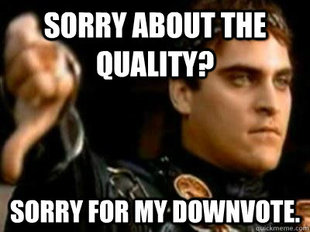 Downvoting Roman