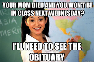 Unhelpful High School Teacher