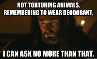 Grateful Thorin