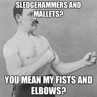overly manly man