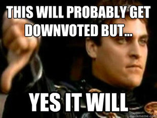 Downvoting Roman