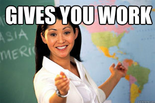 Unhelpful High School Teacher