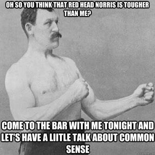 overly manly man