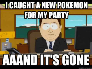 And its gone