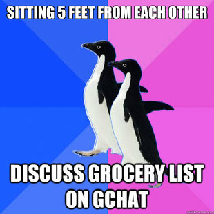 Socially Awkward Couple
