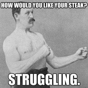 overly manly man