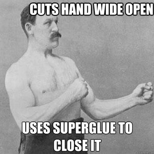overly manly man