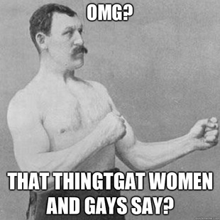 overly manly man