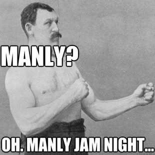 overly manly man