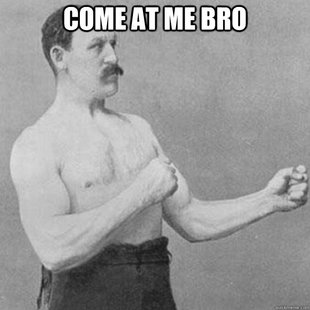 overly manly man