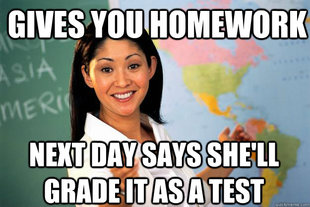 Unhelpful High School Teacher