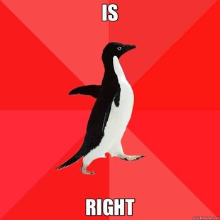 Socially Awesome Penguin
