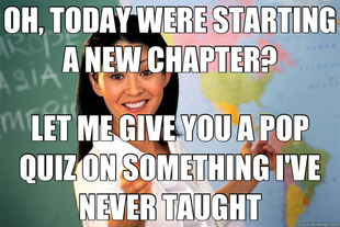 Unhelpful High School Teacher