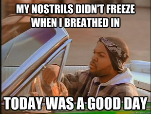 today was a good day
