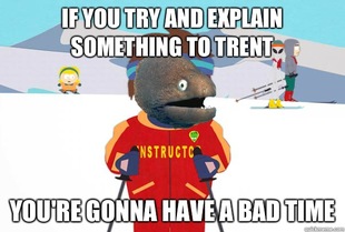 Bad Joke Ski Instructor Eel