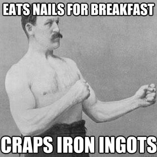 overly manly man