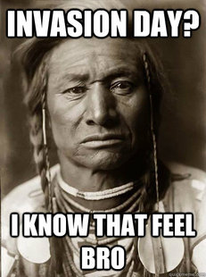 Unimpressed American Indian